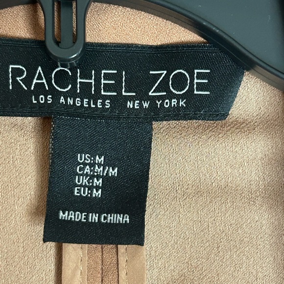 Rachel Zoe Camel Open-Front Blazer - Picture 4 of 8